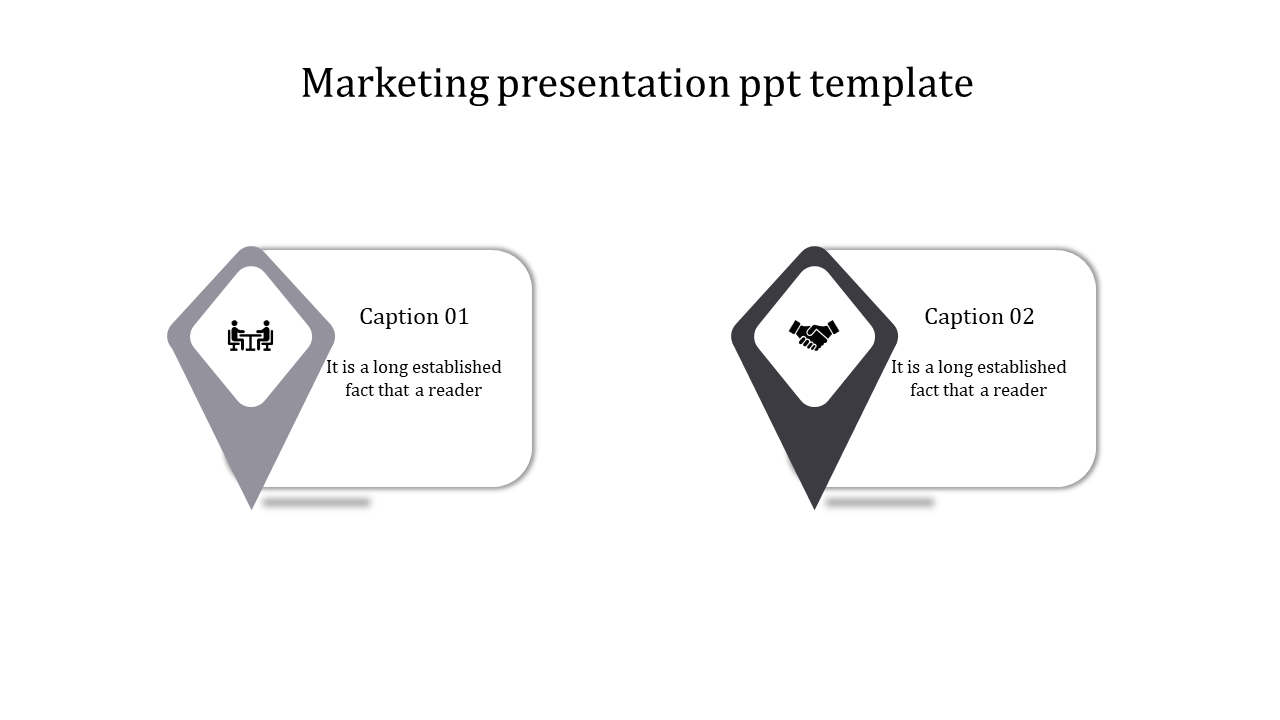 Customized Marketing Presentation PPT Template Design